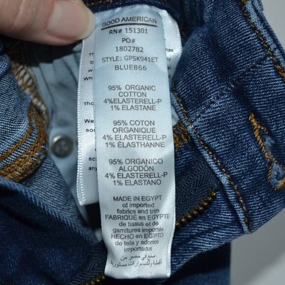 Good American Woman's Skinny Jeans Size 0/25 - Picture 5 of 5